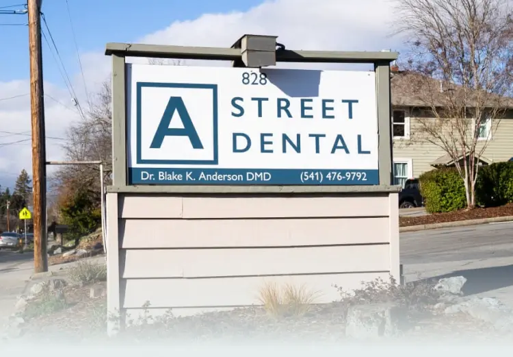 A Street Dental logo.