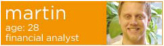 Martin Dental financial analyst logo.