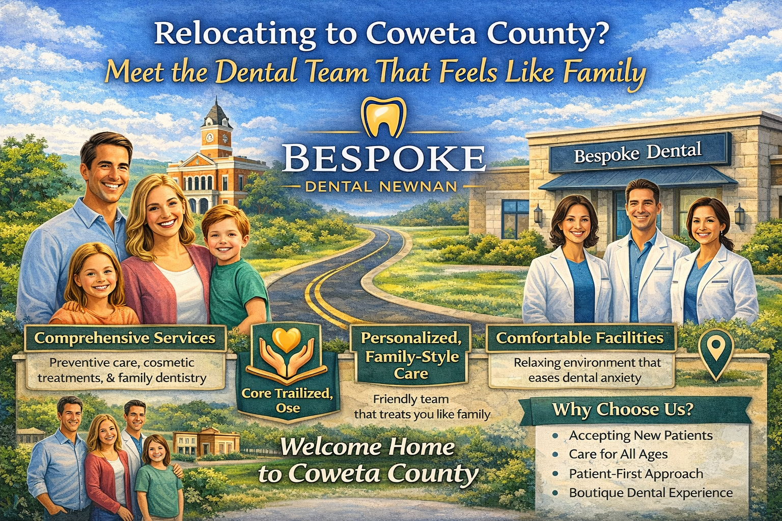 Bespoke Dental Newnan logo.