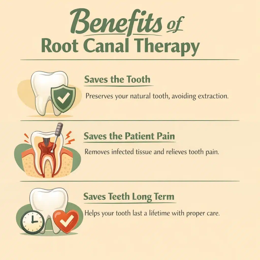benefits of root canal therapy