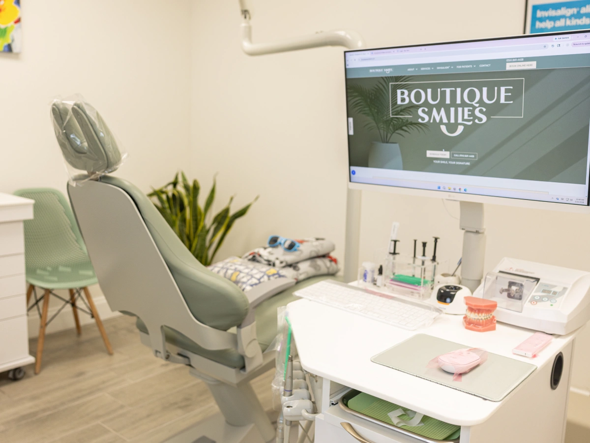 Boutique Smile dental treatment room at the practice