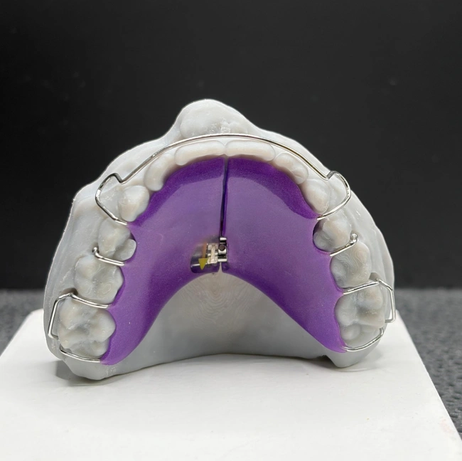 Purple orthodontic appliance