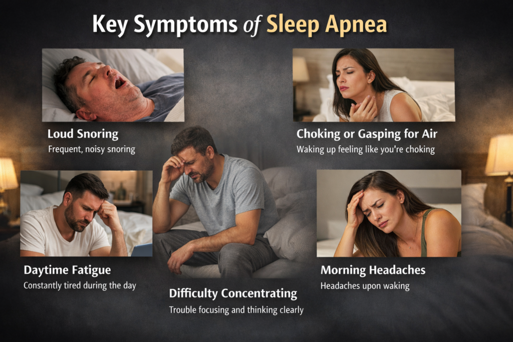 Key Symptoms of Sleep Apnea