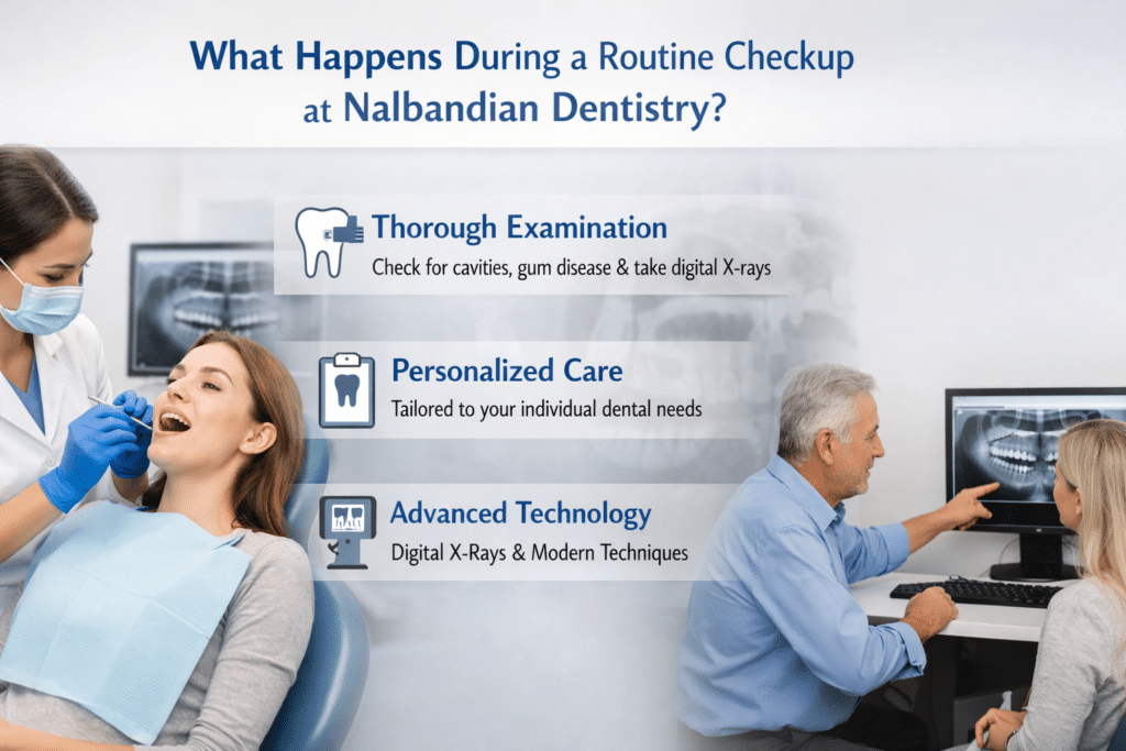 What Happens During a Routine Checkup at Nalbandian Dentistry?