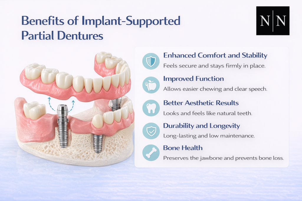 Benefits of Implant-Supported Partial Dentures