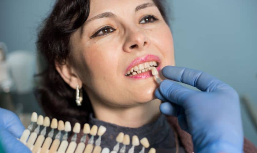 patient getting dental treatment 
