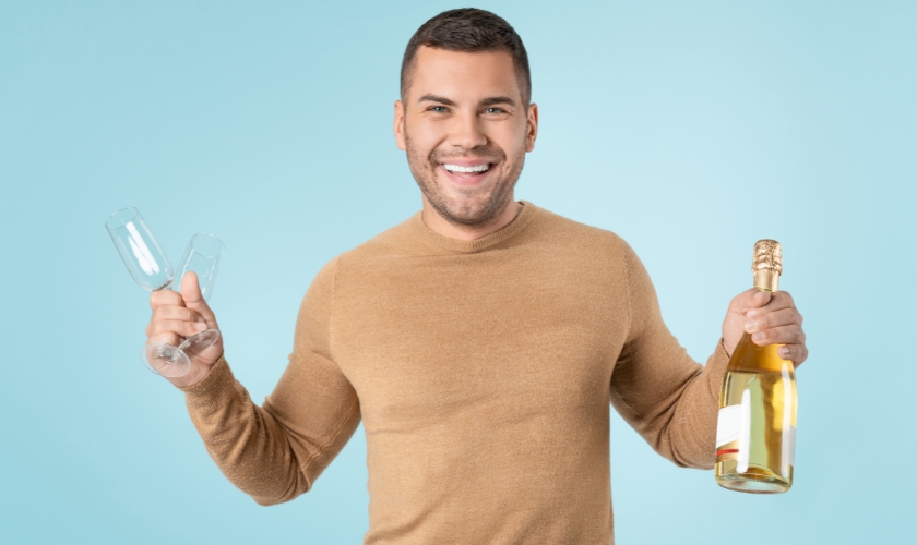 how long after teeth whitening can you drink alcohol