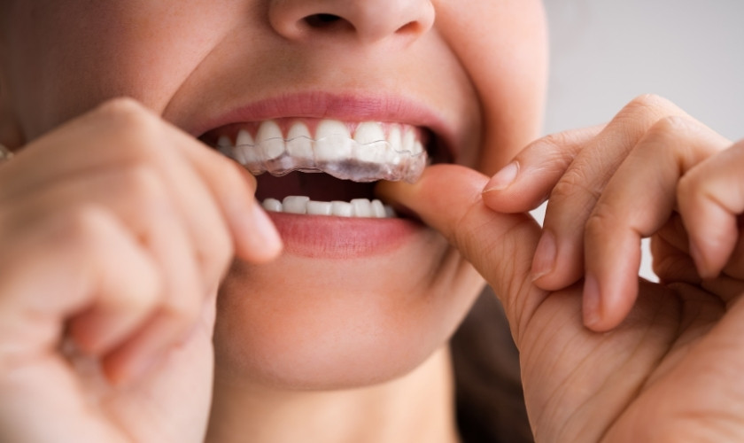 tips for eating speaking & smiling with clear aligners