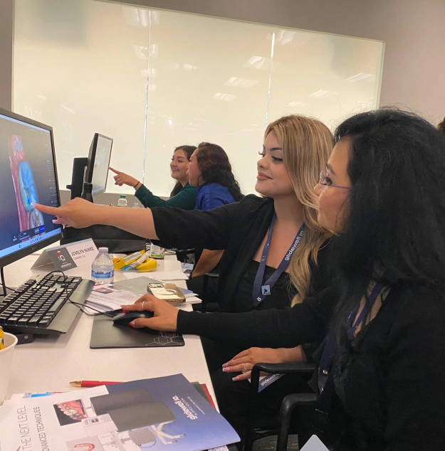Support Staff of Camarillo Premier Dental working, Dental office in Camarillo
