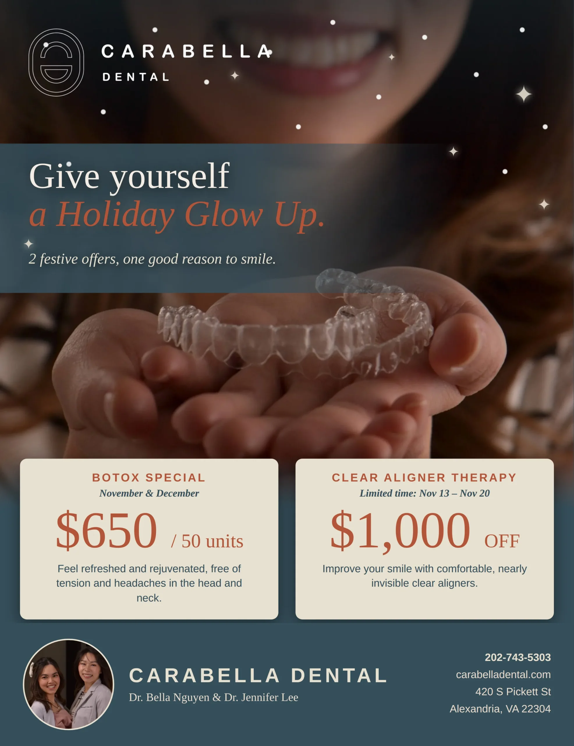 Carabella Dental advertisement as featured in a magazine