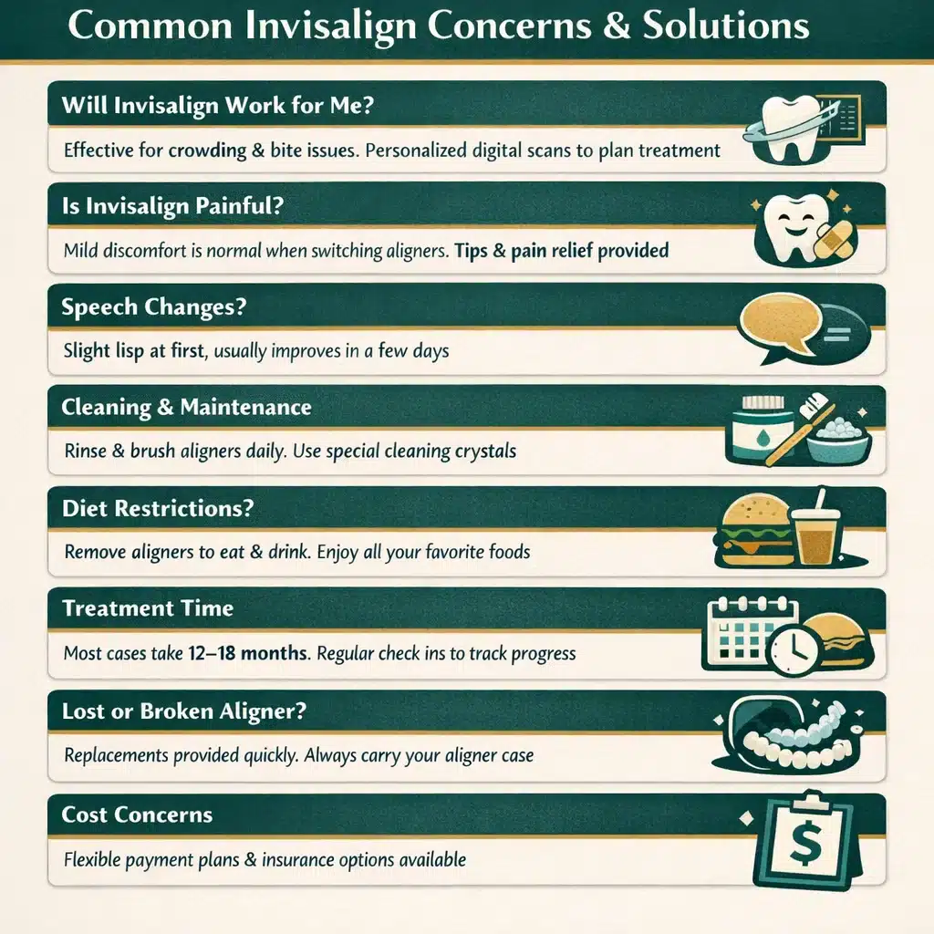 common invisalign concerns and solutions