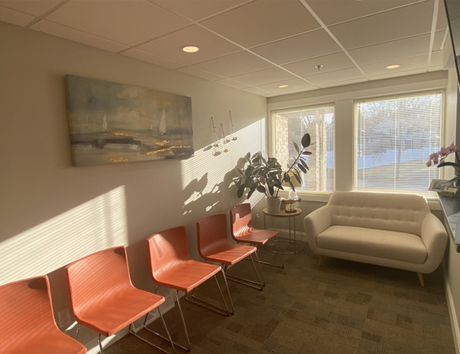 patients waiting room Coastal Dental Arts