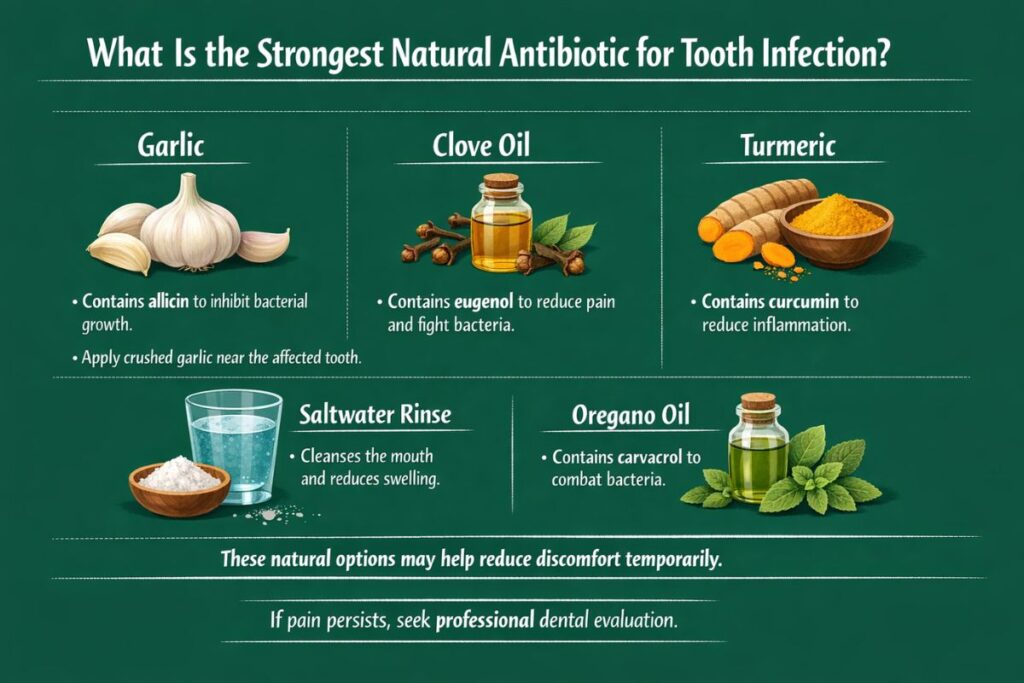 Strongest Natural Antibiotic for Tooth Infection