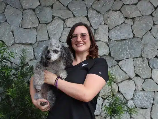 Portrait of a veterinarian at Condado Veterinary Hospital