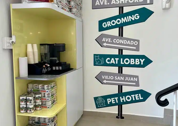 Lobby wayfinding signs