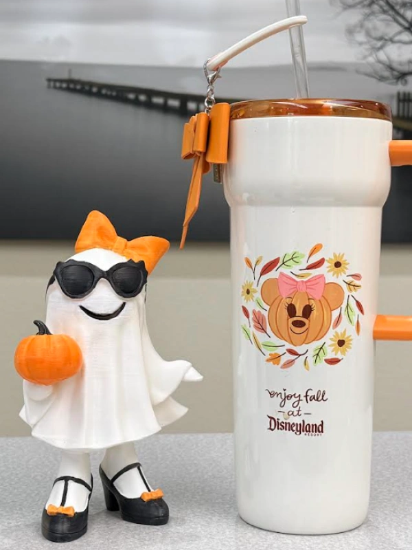 Halloween ghost Disney tumbler decoration