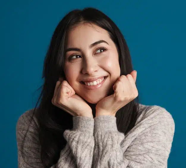 a beautiful girl smiling and happy with her dental treatments at Culver Village Dental in Culver City