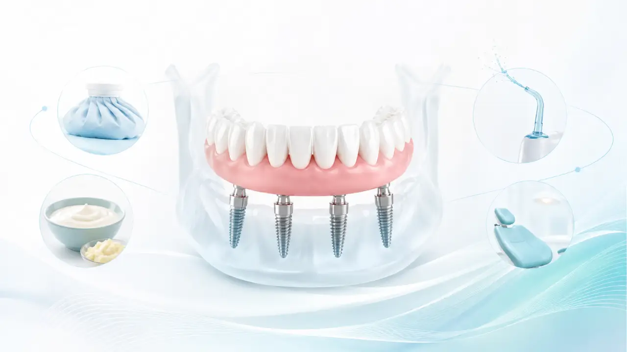 Featured image for “Life After All-on-4 Dental Implants: Recovery, Diet, and Daily Maintenance”