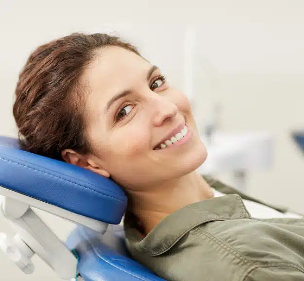 Relaxed patient reclining in the dental chair at The Dentist Place of Clearwater in Clearwater, FL