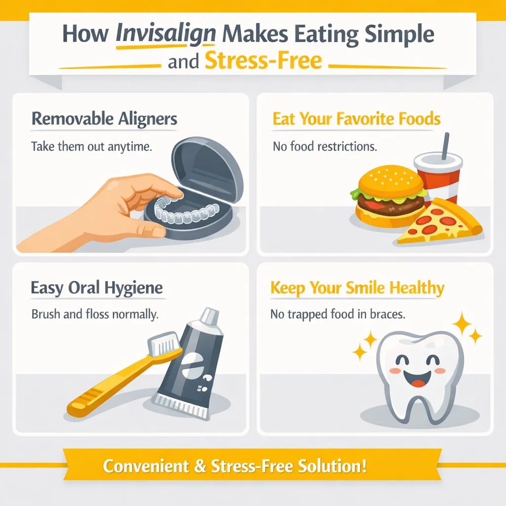 How Invisalign makes eating simple