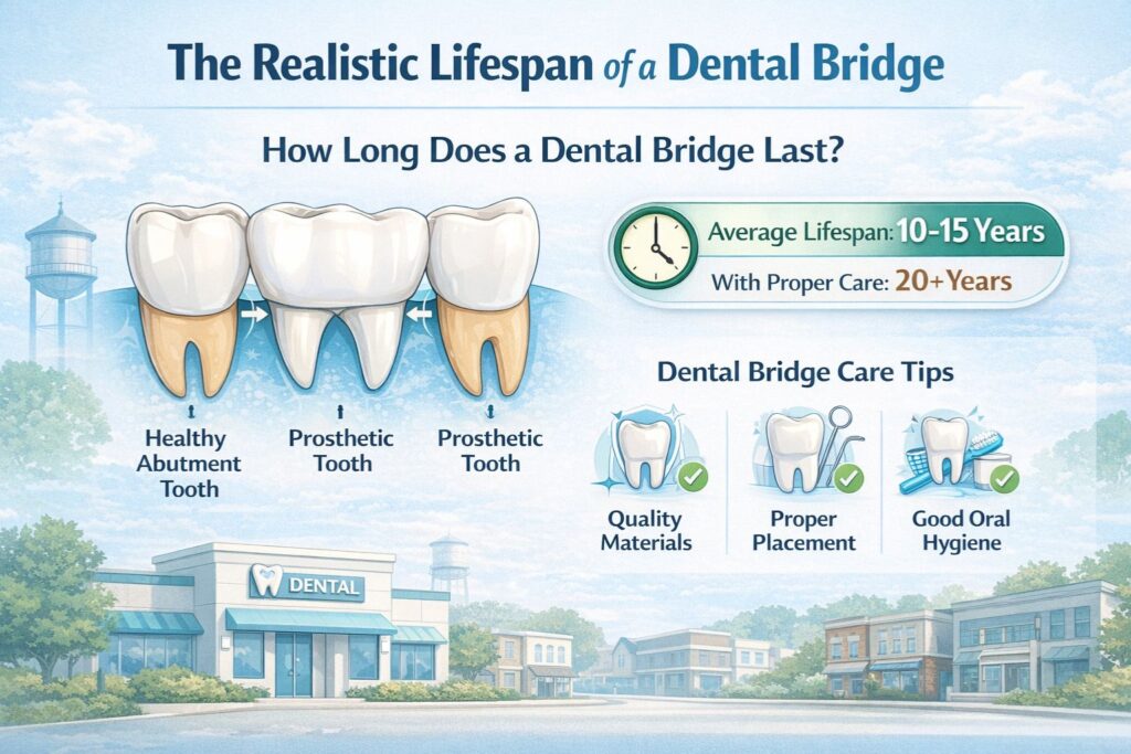 realistic lifespan of a dental bridge