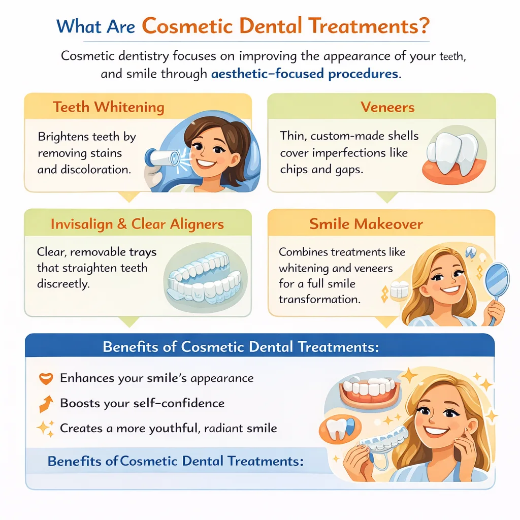 Cosmetic Dental Treatments Transform Your Smile
