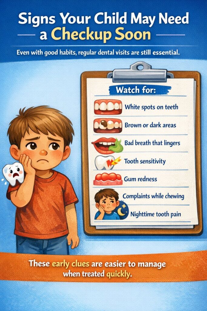 Signs Your Child May Need a Checkup Soon