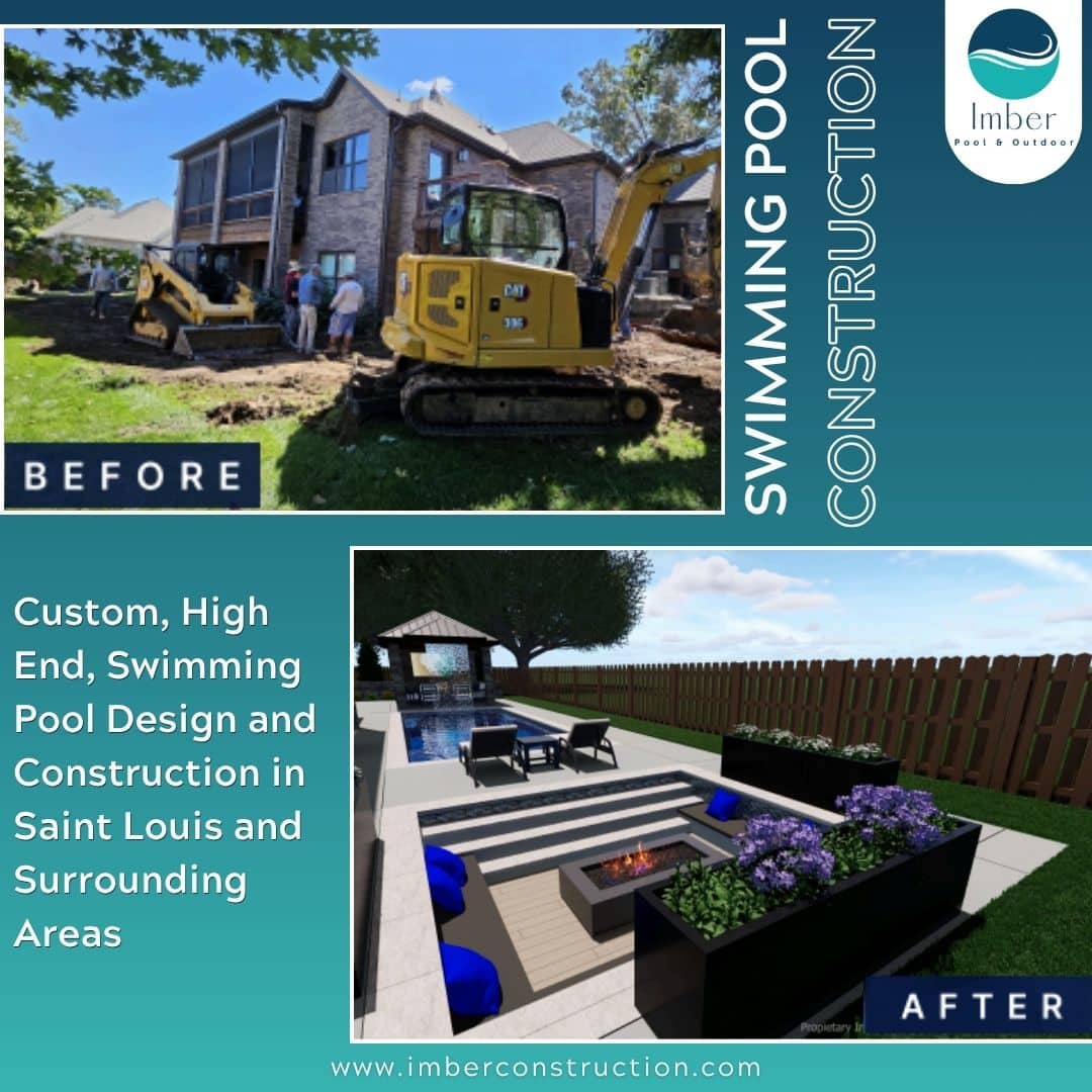 Custom Inground Pool Installation Bentonville, MO | Imber Construction ...