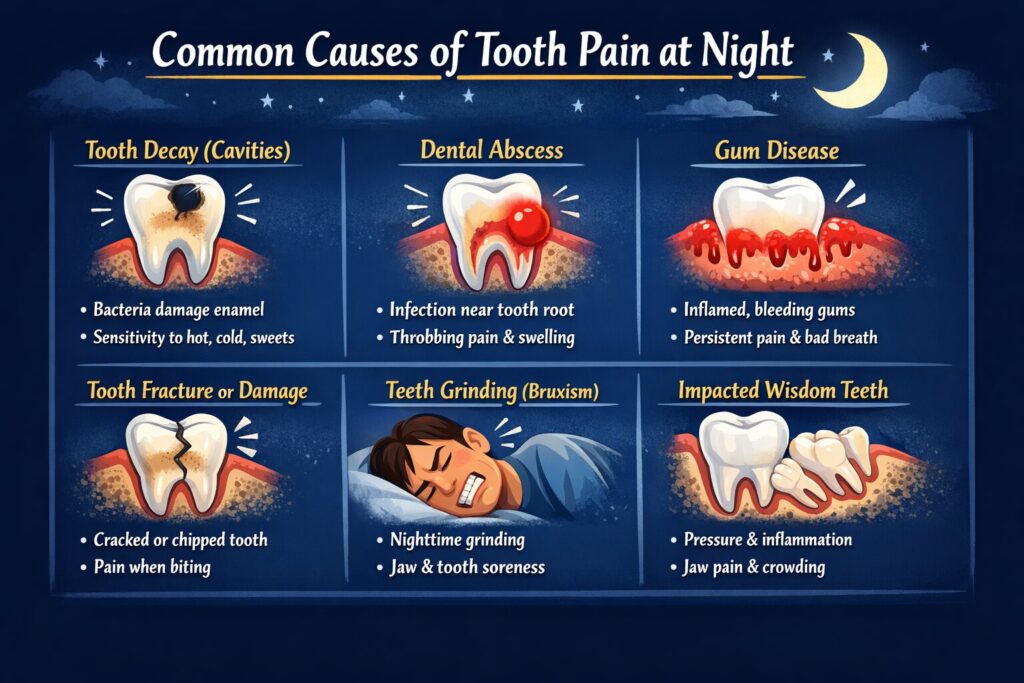 Common Causes of Tooth Pain at Night