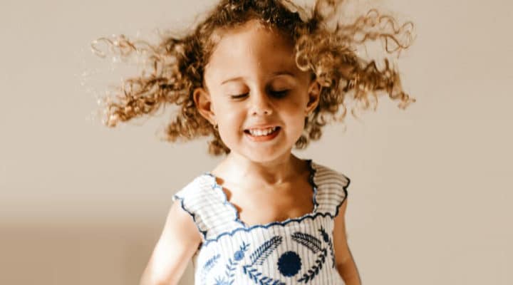 smiling little kid