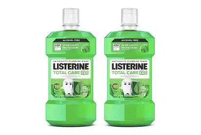 Listerine Smart Rinse Mouthwash Zero Alcohol Mint Shield (Pack of 2)