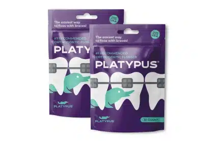 Platypus Orthodontic Flossers for Braces 30 count (Pack of 2)