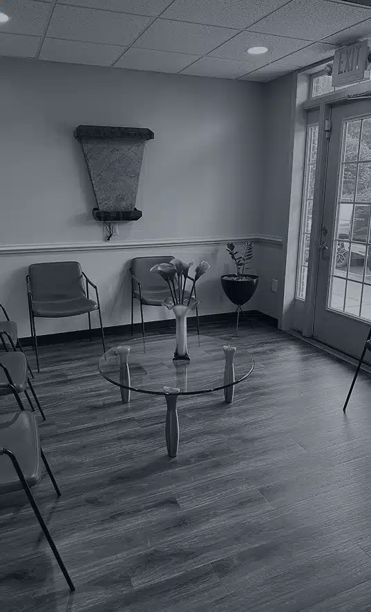Reception and waiting area at Lilburn Smile Makers Dental in Lilburn, Georgia