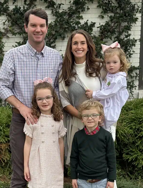 Dr. Robin Hollon Mobile dentist at Hollon and Taylor Dental with family