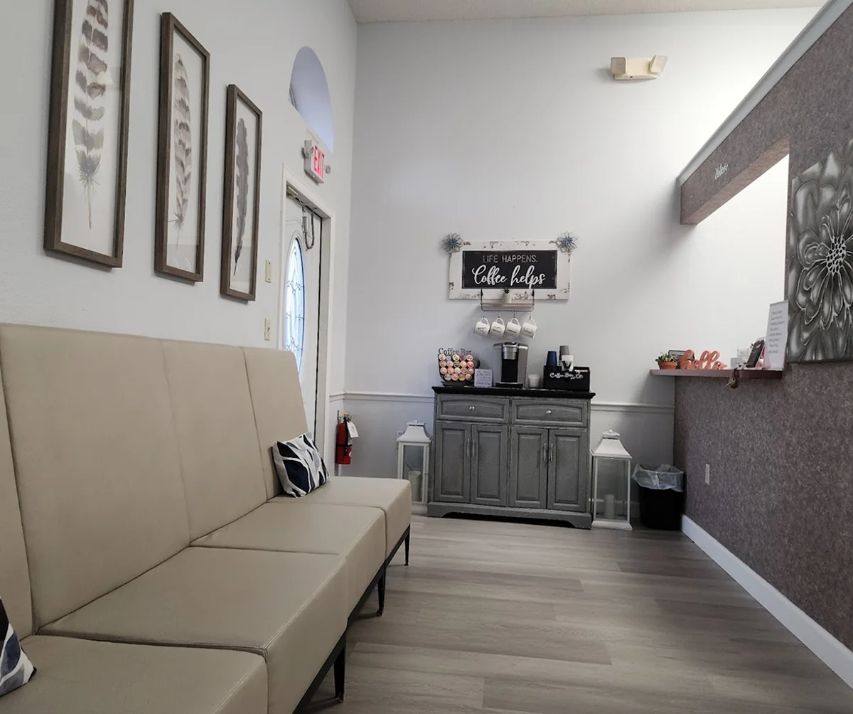 Front office and waiting room at Able Dental, New Port Richey