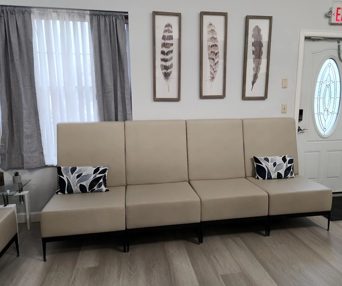 Relaxed patient seating at the Able Dental dental office