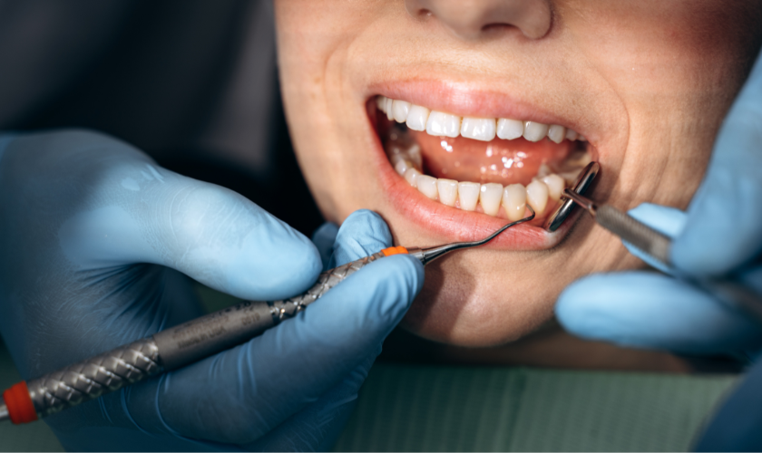 close up of a patient undergoing tooth extraction at Palouse View Dental, Moscow