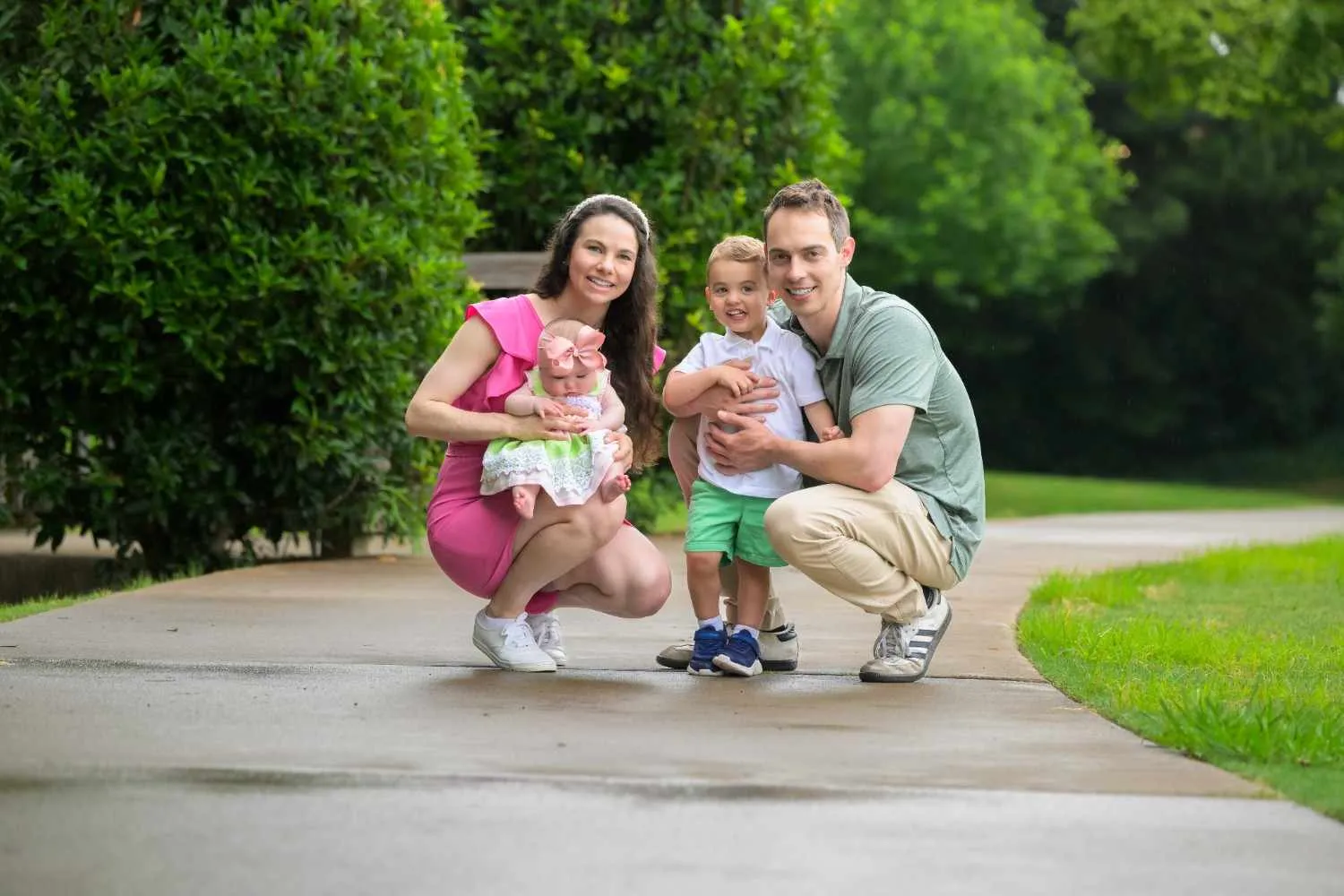 Dr. Skelton with his family at Peachtree Corners Dentistry