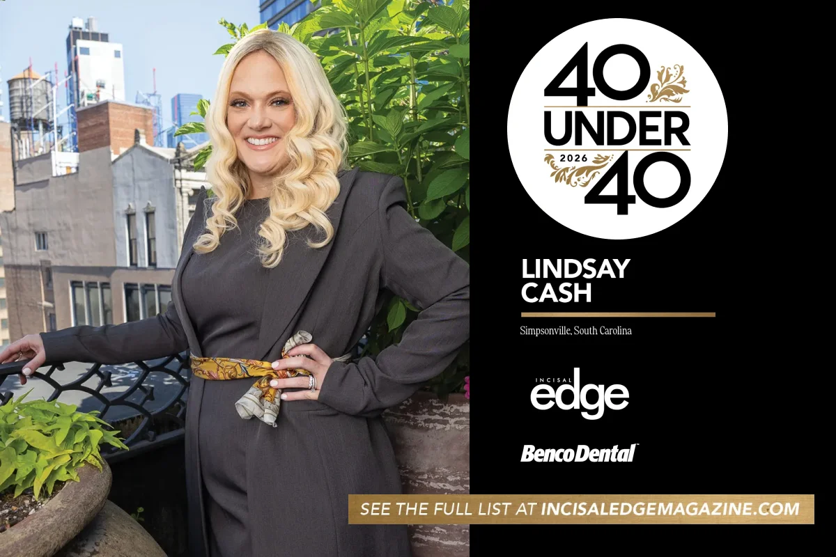 Dr. Lindsay Cash Joins Incisal Edge's 40 Under 40 List of America's Top Young Dentists 