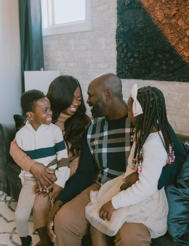 Dr. Simon with her family