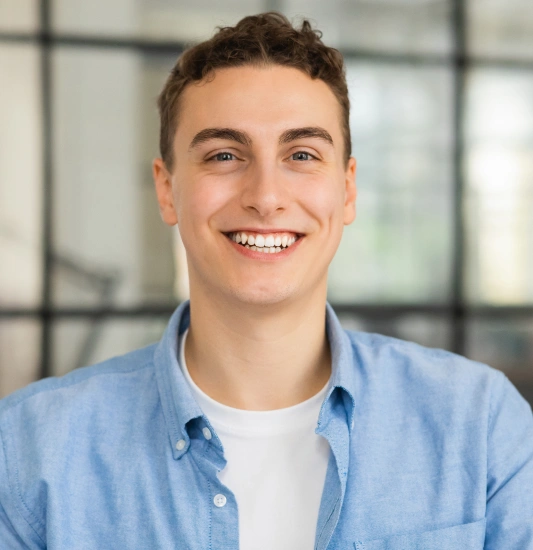 Gentleman smiling confidently after teeth whitening at Rocklin Comprehensive Dentistry.