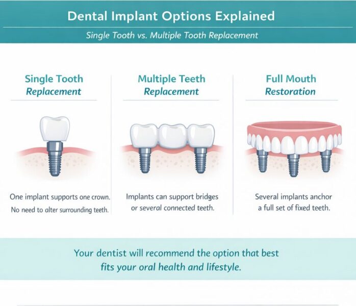 Single Tooth vs. Multiple Tooth Replacement
