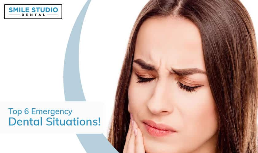 The girl needs Dental Emergencies treatment