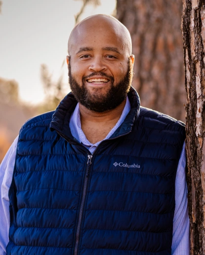Portrait of Dr. Talon Davis, DDS, providing compassionate, patient-centered dental care at South Arlington Smiles in Arlington, TX.