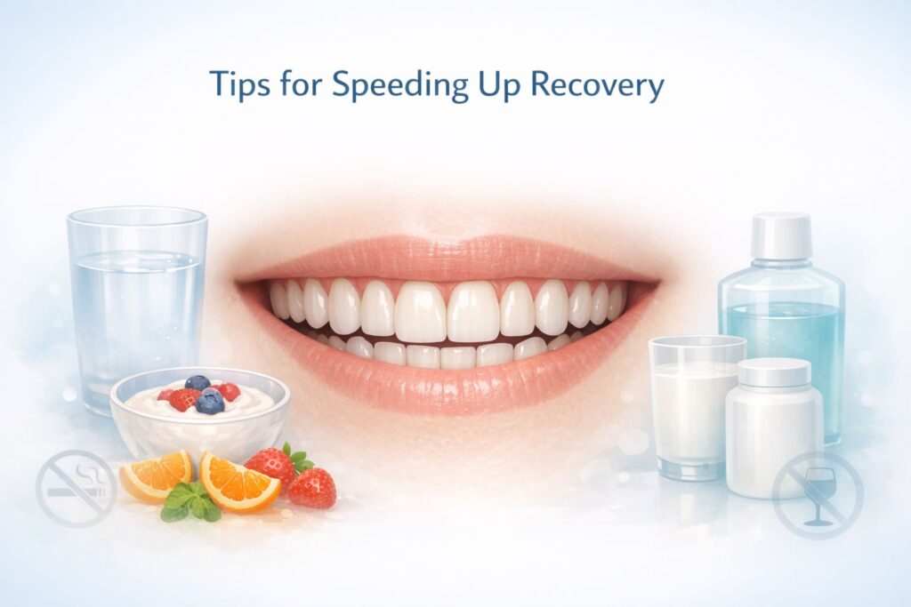 tips for speeding up the recovery after full mouth reconstruction