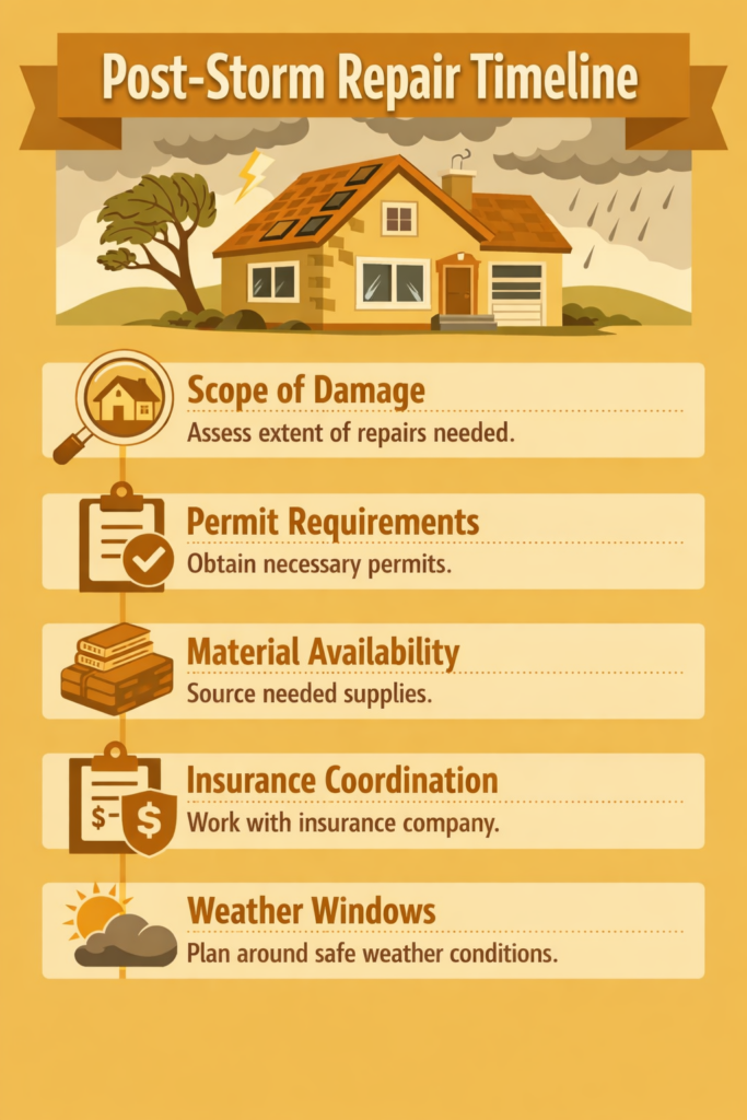 Post-Storm Repair Timeline