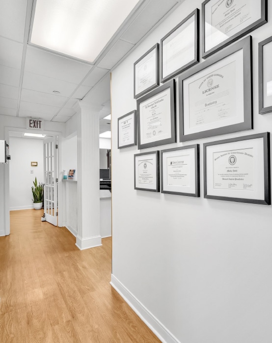 Modern and welcoming dental clinic interior at Dentistry of Uptown Charlotte in Uptown Charlotte, NC