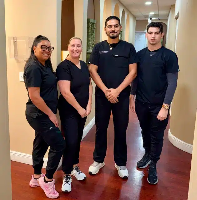 Skilled dental team with doctor at Valley Dental Riverview in Riverview, FL, providing advanced and reliable dental care.