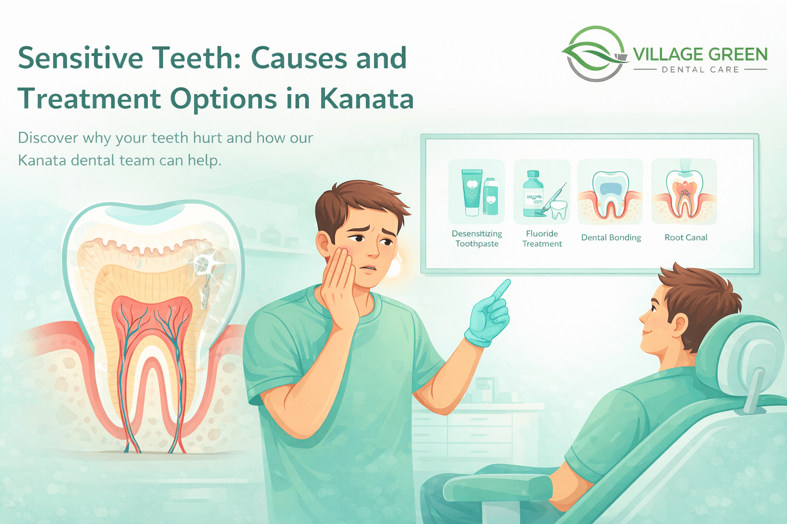 Sensitive Teeth: Causes and Teeth Sensitivity Treatment Options in Kanata, Ontario