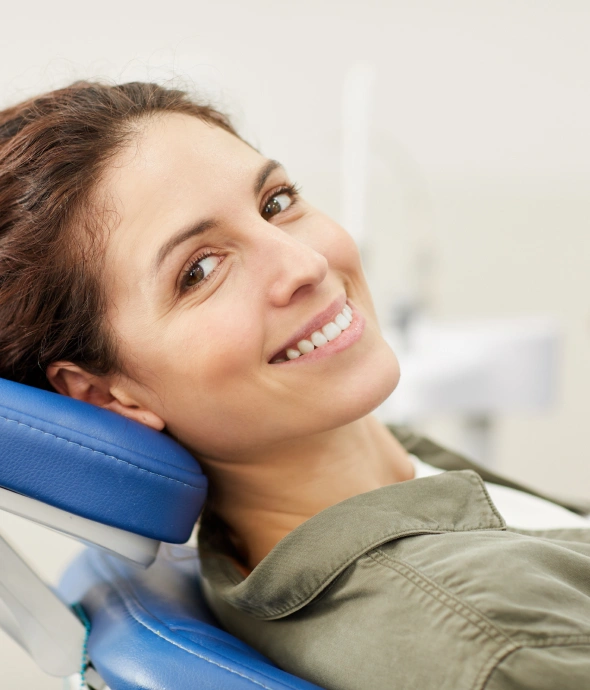 Patient relaxing comfortably during sedation dentistry treatment